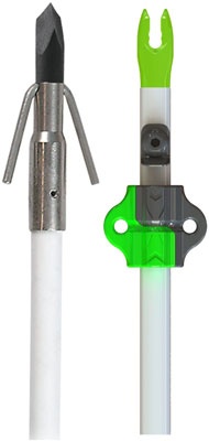 Muzzy Fish Arrow with Gar Point Nock & Bottle Slide