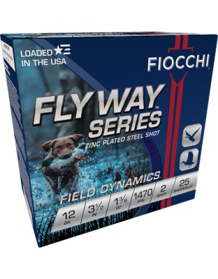 Fiocchi Flyway 12 Gauge 3.5" 1-3/8 Ounce #2 1470 Feet Per Second 25 Rounds 10BX/C