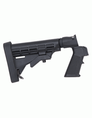 Mossberg Stock Flex 6-Position Stock Black Syn with Recoil Pad