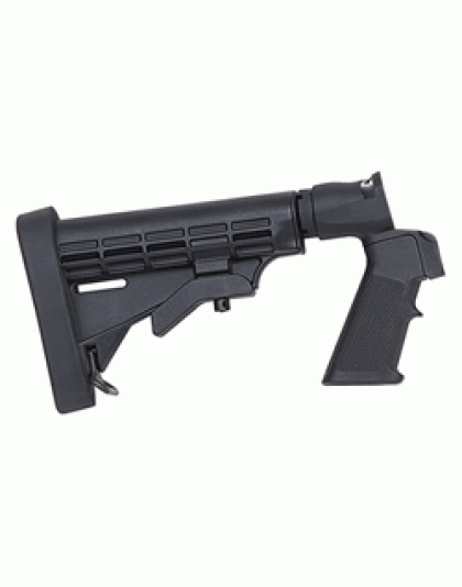 Mossberg Stock Flex 6-Position Stock Black Syn with Recoil Pad