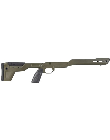 Mdt Sporting Chassis Hnt-26 Rem 700 La Right-Hand Folding Arca Cobalt Green