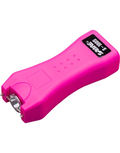Sabre Stun Gun Flashlight Mini with 1.600uC Pink Holster
