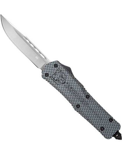 Cobratec Knives Small FS3 Out-the-Front Carbon Fiber 3" D2 Drop Point
