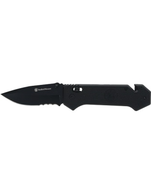Smith & Wesson M&P Border Guard 3.5" Pivot Lock Strap Cutter Black