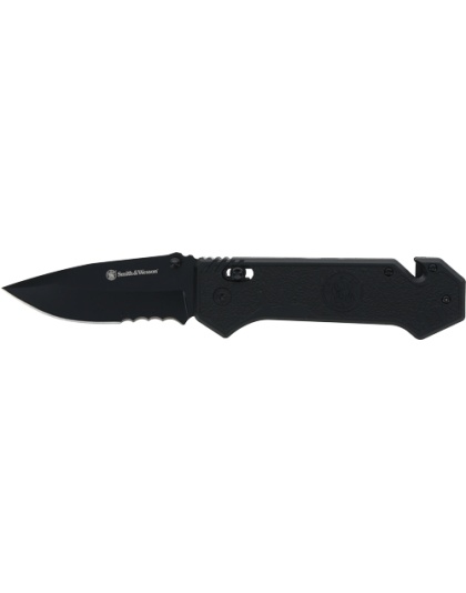 Smith & Wesson M&P Border Guard 3.5" Pivot Lock Strap Cutter Black
