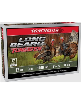Winchester Ammunition Long Beard TS17 12 Gauge 3" 2-1/4 Ounce #8 5 Rounds