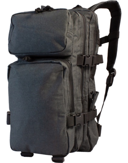 Red Rock Gear Urban Assault Pack Ventilated Back Charcoal