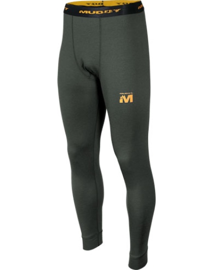 Muddy Apparel DV8 Stonewool 200 Bottom Base Layer Peat Moss Large