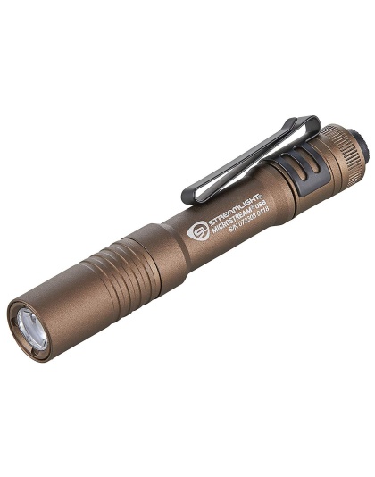 Streamlight Microstream USB Ultra-Compact USB Rechargeable Personal Light - Coyote
