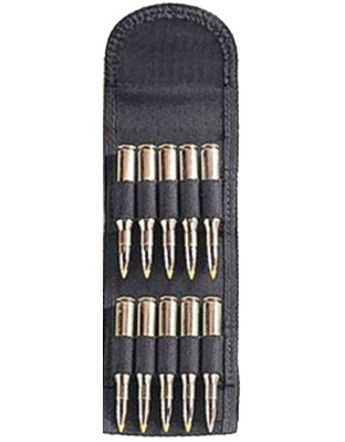 Uncle Mike's Plain Black Cartridge Carrier Folding Rifle
