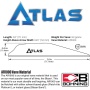 Bohning Atlas Vanes American Flag 100 pk.