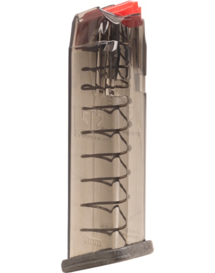 Elite Tactical Systems Group Ets Magazine Glock 17 9 mm 17 Rounds Crbn Smoke Fits 17/19/26/34