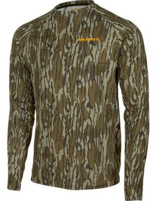 Muddy Apparel Base Layer Crew Top Mo Bottomland X-Large