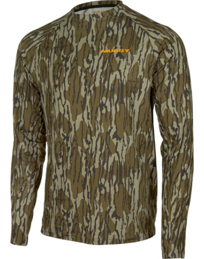Muddy Apparel Base Layer Crew Top Mo Bottomland X-Large