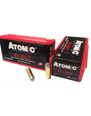 Atomic Ammunition Cowboy 45 Lc 200 Grain Lead-Round Nose Fp 50 Rounds