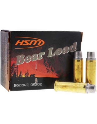 HSM Ammo Bear 44 Remington Magnum 305 Grain Wfn 20 Rounds 20 Boxes per Case