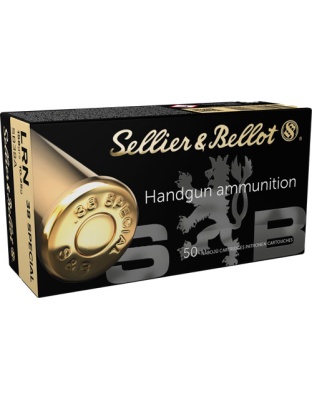 Sellier & Bellot S&b 38 Special 158 Grain Lead-Round Nose 50 Rounds 20 Boxes per Case