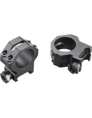 Weaver Rings 4-Hole Tactical 1" High Matte