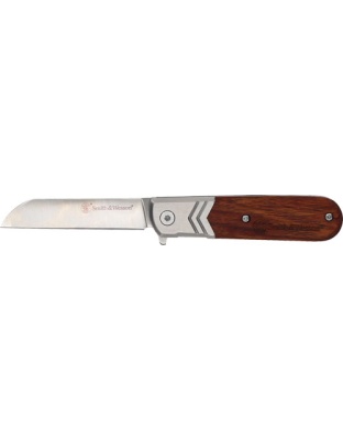 Smith & Wesson Knife Rosewood Executive Barlow 2.75" Folding Blade