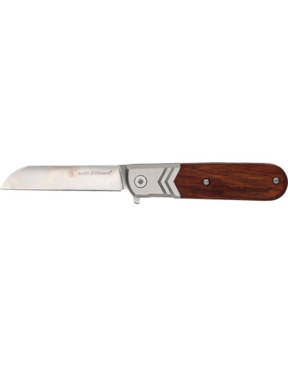 Smith & Wesson Knife Rosewood Executive Barlow 2.75" Folding Blade