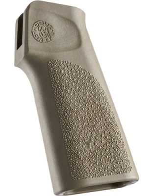 Hogue AR-15 15 Degree Vertical Polymer No Finger Grooves Flat Dark Earth