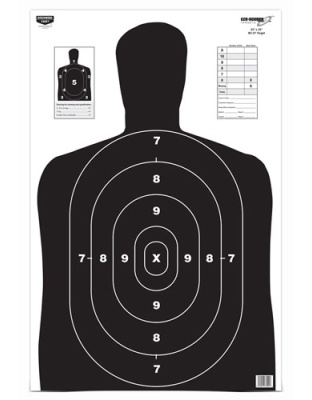 Birchwood Casey B/C Target Eze-Scorer 23"X35" BC27 Silhouette 5 Targets