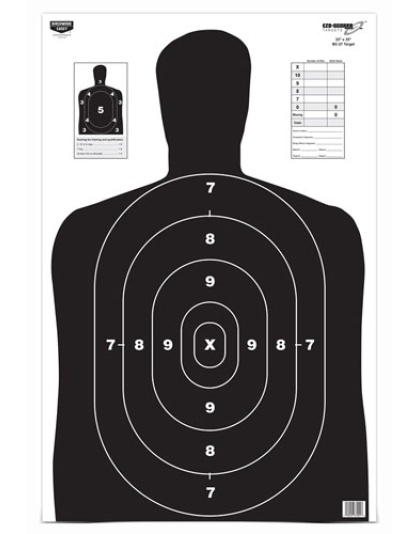 Birchwood Casey B/C Target Eze-Scorer 23"X35" BC27 Silhouette 5 Targets