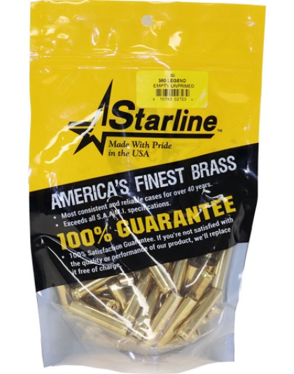 HSM Ammo Brass 350 Legend Unprimed 50 Pack