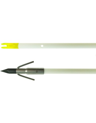 Muzzy Classic Fish Arrow White with Carp Point