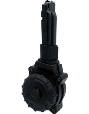 ProMag Magazine Taurus GX4 9 mm 50 Rounds Drum Black Polymer