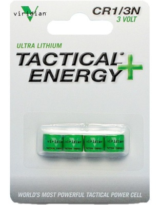 Viridian Lithium Battery 1/3N 4-Pack Fits Reactor