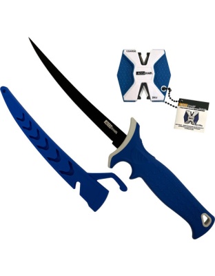 Fortune Products (Accusharp) Accusharp Fillet Knife with Two Step Carbide Sharpener 6.5"