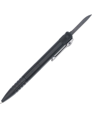 Cobratec Knives Cnc Out-the-Front Pen Knife 1.75" Black