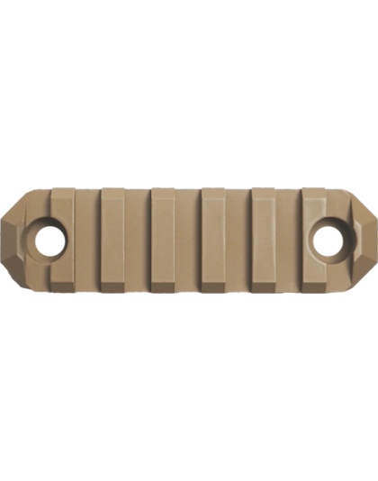 Grovtec Rail M-LOK 7 Slot 3" Coyote Tan Cerakote