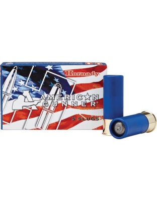 Hornady Gunner 12 Gauge 2.75" 1 Ounce Rifled Slug 5 Rounds 20 Boxes per Case
