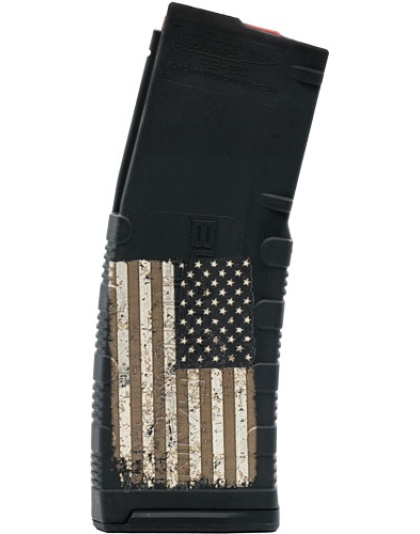 Black Rain Ordnance Magazine AR-15 30 Rounds 5.56" American Flag Etched