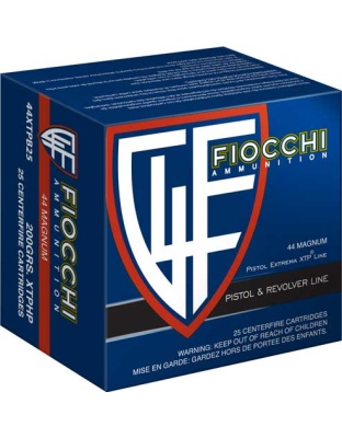 Fiocchi 44 Remington Magnum 240 Grain Jacketed Soft Point 50 Rounds 10 Boxes per Case