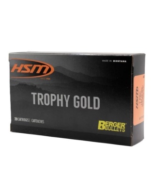 HSM Ammo 7 mm Precision Rifle Cartridge 180 Grain Berger Match Hunting Vld 20 Rounds 10 Boxes per Case