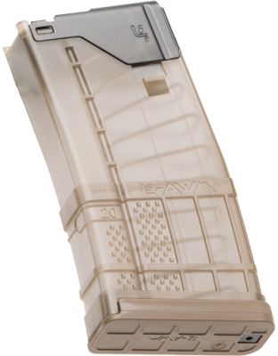 Lancer Magazine L5AWM AR-15 5.56X45 20 Rounds Trans Dark Earth