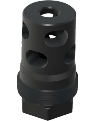 Comstock Armory Muzzle Brake Compact 1/2-28 22 Caliber