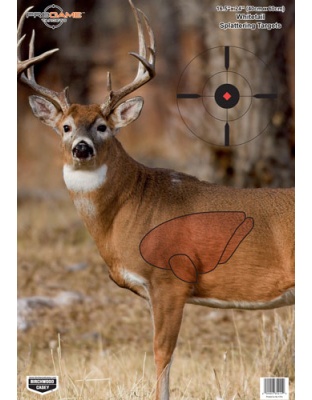 Birchwood Casey B/C Target Pregame 16.5"X24" Whitetail Deer Target 3-Targts