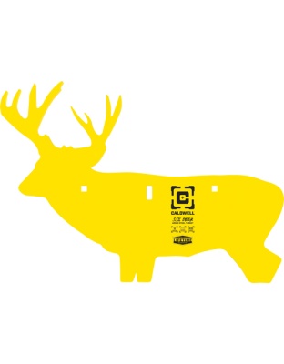 Caldwell AR500 Deer Target 3/8" AR500 Steel Yellow