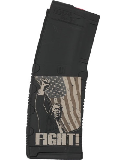 Black Rain Ordnance Magazine 5.56X45 30 Rounds Black Trump Fight
