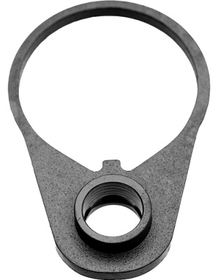 B5 Systems End Plate with Quick-Detach Disconnect Black Phosphate