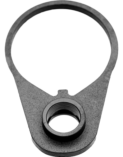 B5 Systems End Plate with Quick-Detach Disconnect Black Phosphate