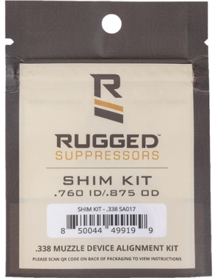 Rugged Suppressors Shim Kit 338 Caliber 3/4X24/M18X1/M18.5X1