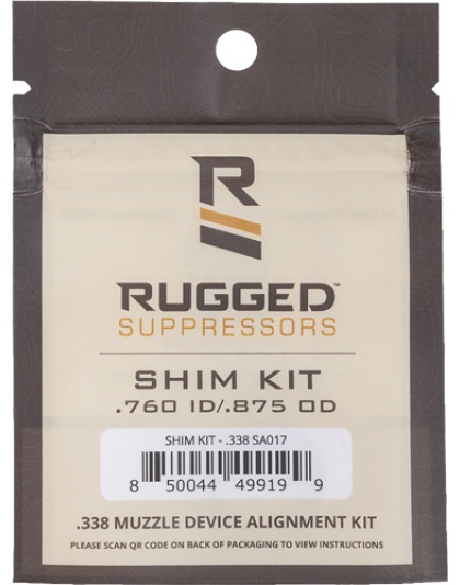Rugged Suppressors Shim Kit 338 Caliber 3/4X24/M18X1/M18.5X1