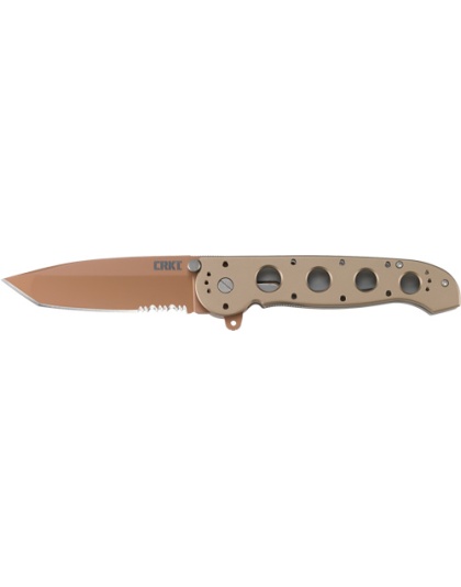 Crkt Knives M16-13D 3.99" Triple Pnt Serrated Tanto Blade Copper