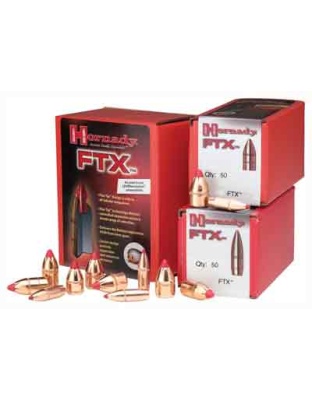 Hornady Bullets 50 Caliber.500 300 Grain Ftx 50 Count 25 Boxes per Case