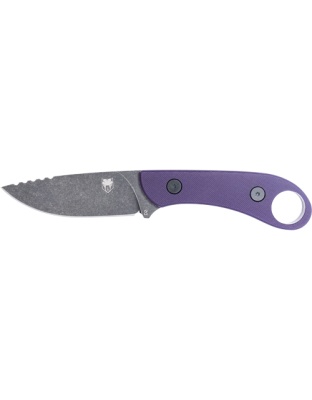 Cobratec Knives D2 Skinner 3.75" Full Tang Purple G10 with Kydex Sheat